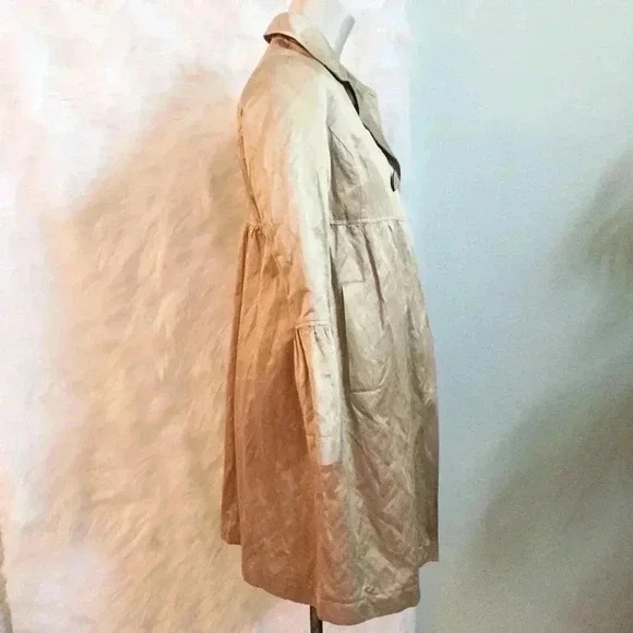 Bernardo Gold Trench Coat - Picture 4 of 7